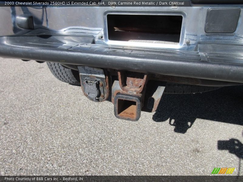 Dark Carmine Red Metallic / Dark Charcoal 2003 Chevrolet Silverado 2500HD LS Extended Cab 4x4