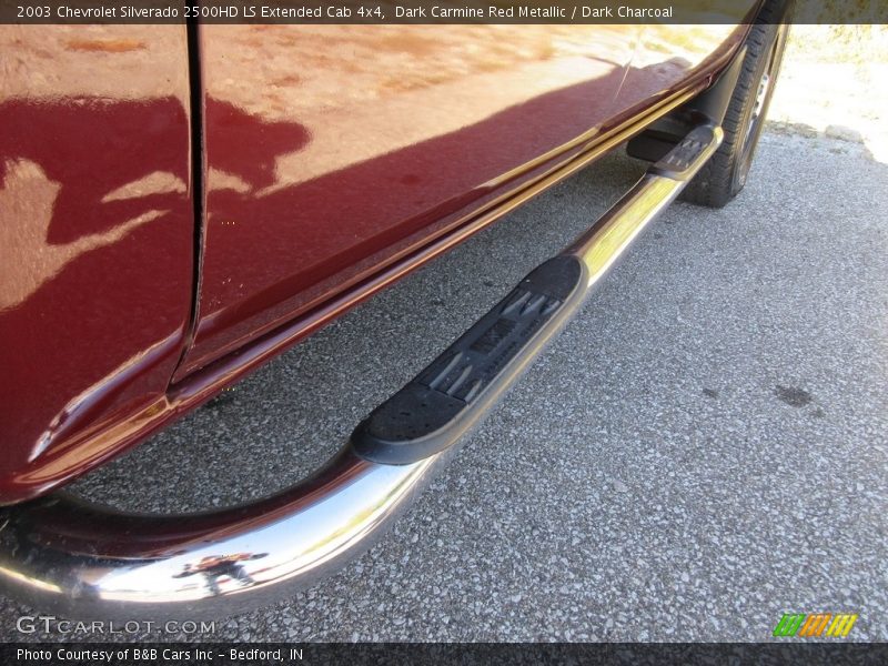Dark Carmine Red Metallic / Dark Charcoal 2003 Chevrolet Silverado 2500HD LS Extended Cab 4x4