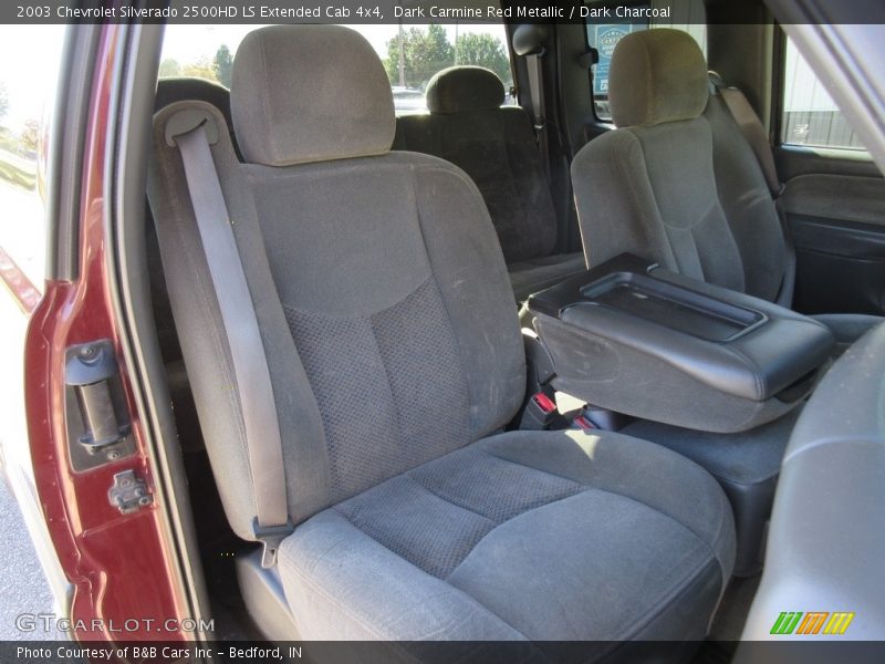 Dark Carmine Red Metallic / Dark Charcoal 2003 Chevrolet Silverado 2500HD LS Extended Cab 4x4