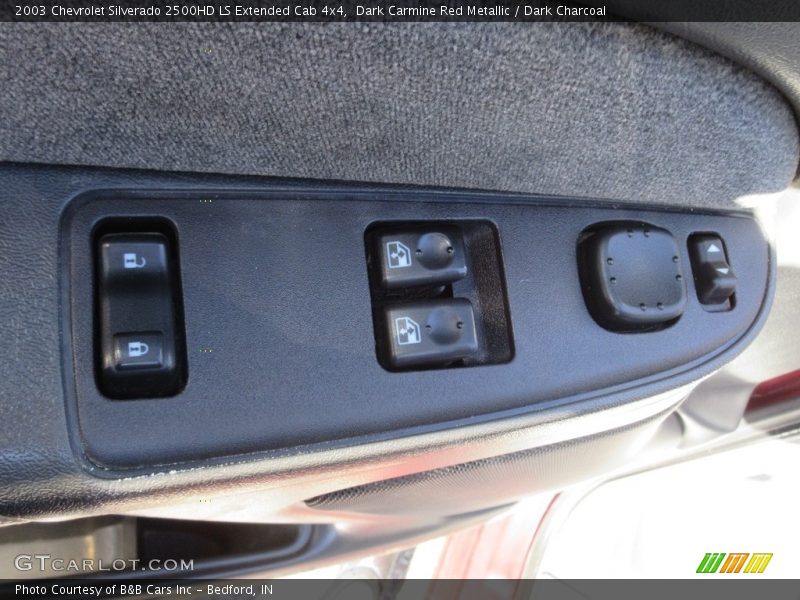Dark Carmine Red Metallic / Dark Charcoal 2003 Chevrolet Silverado 2500HD LS Extended Cab 4x4