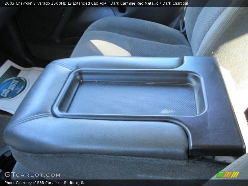 Dark Carmine Red Metallic / Dark Charcoal 2003 Chevrolet Silverado 2500HD LS Extended Cab 4x4