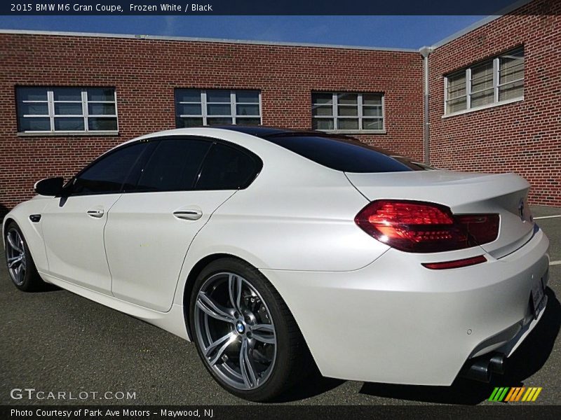 Frozen White / Black 2015 BMW M6 Gran Coupe