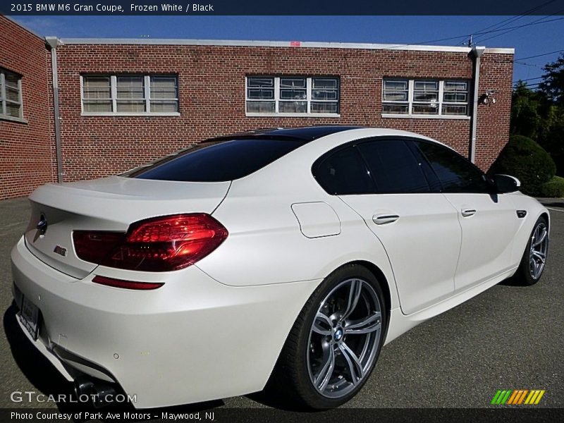 Frozen White / Black 2015 BMW M6 Gran Coupe