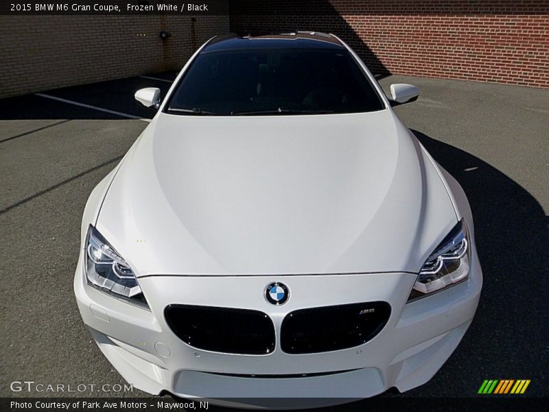 Frozen White / Black 2015 BMW M6 Gran Coupe