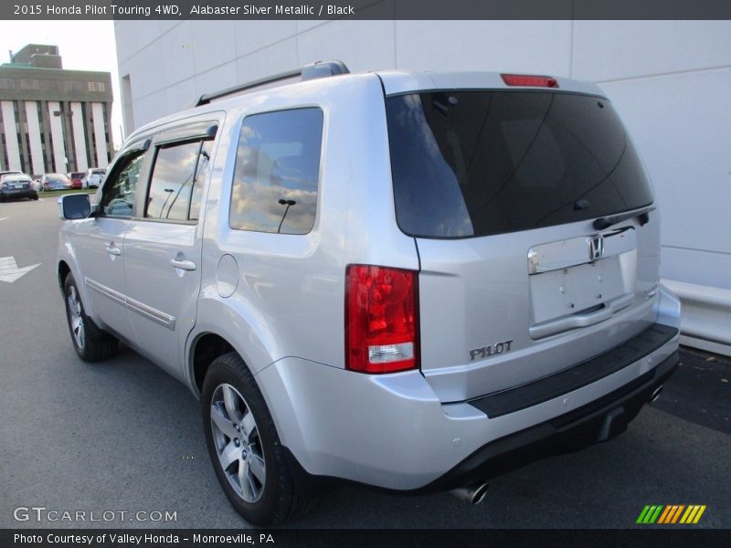 Alabaster Silver Metallic / Black 2015 Honda Pilot Touring 4WD