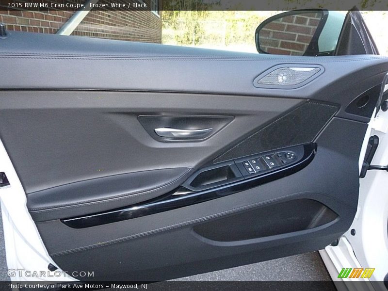 Frozen White / Black 2015 BMW M6 Gran Coupe