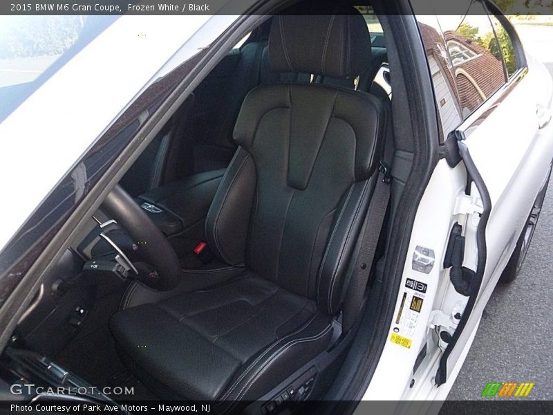 Frozen White / Black 2015 BMW M6 Gran Coupe