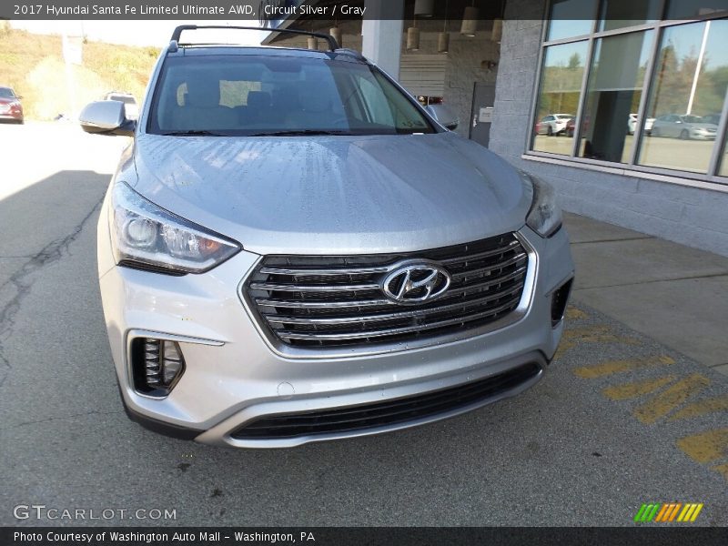 Circuit Silver / Gray 2017 Hyundai Santa Fe Limited Ultimate AWD