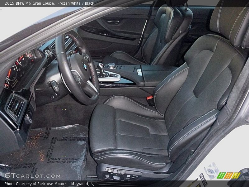 Frozen White / Black 2015 BMW M6 Gran Coupe