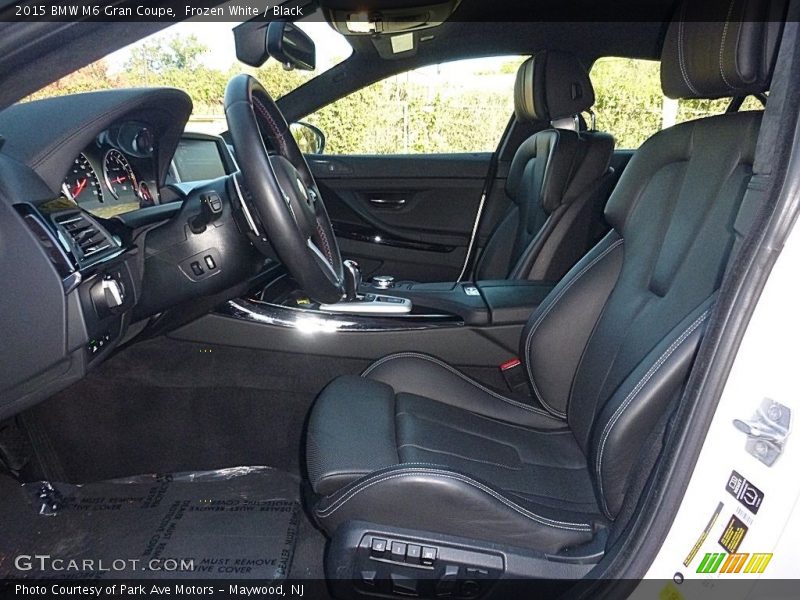 Frozen White / Black 2015 BMW M6 Gran Coupe