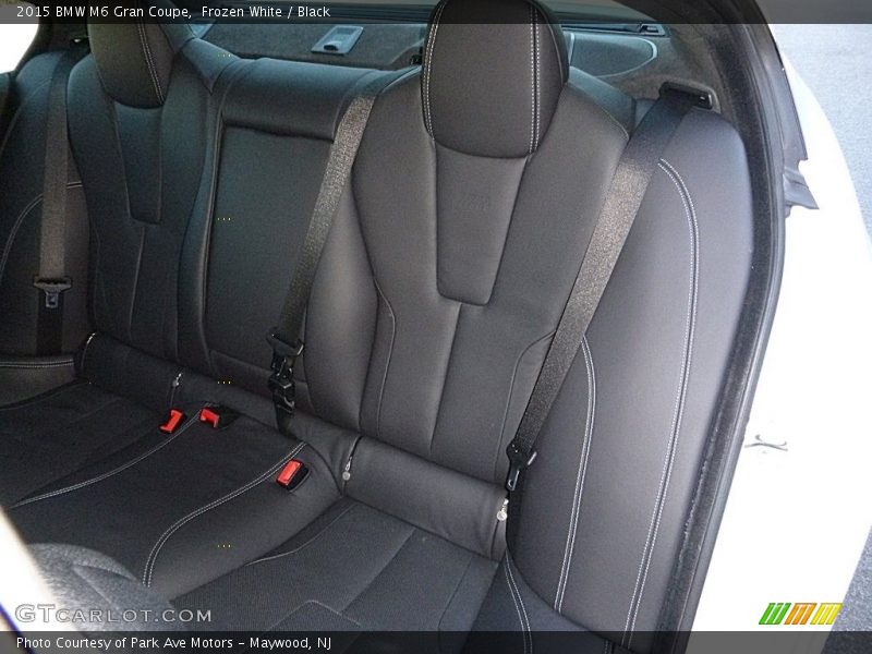 Frozen White / Black 2015 BMW M6 Gran Coupe
