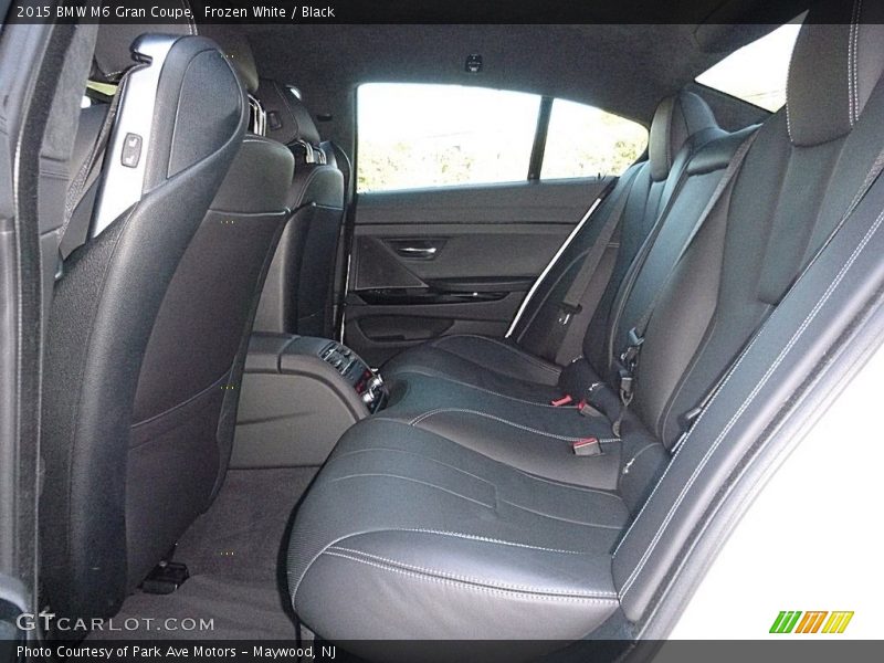 Frozen White / Black 2015 BMW M6 Gran Coupe