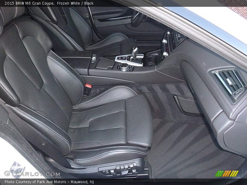 Frozen White / Black 2015 BMW M6 Gran Coupe