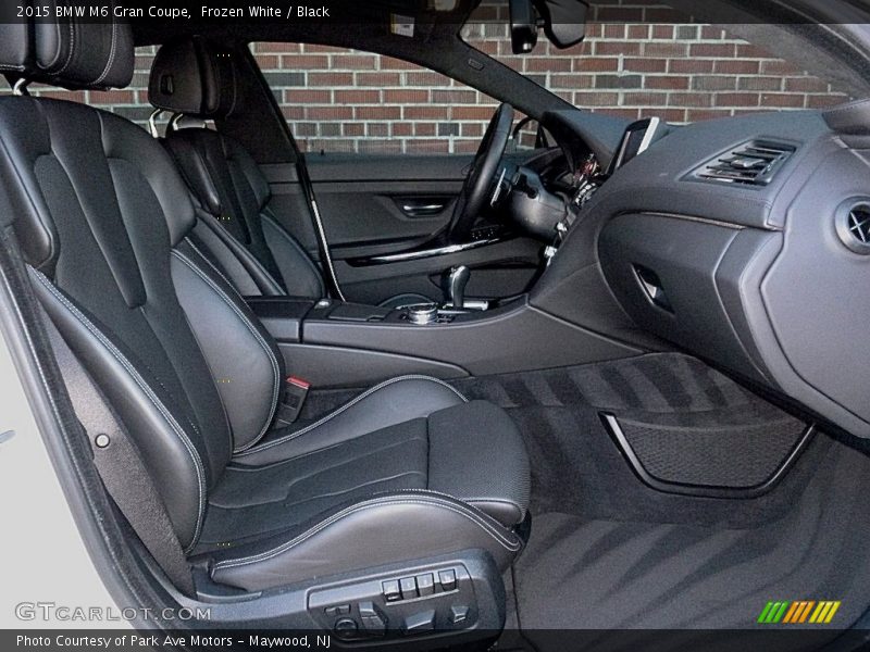 Frozen White / Black 2015 BMW M6 Gran Coupe