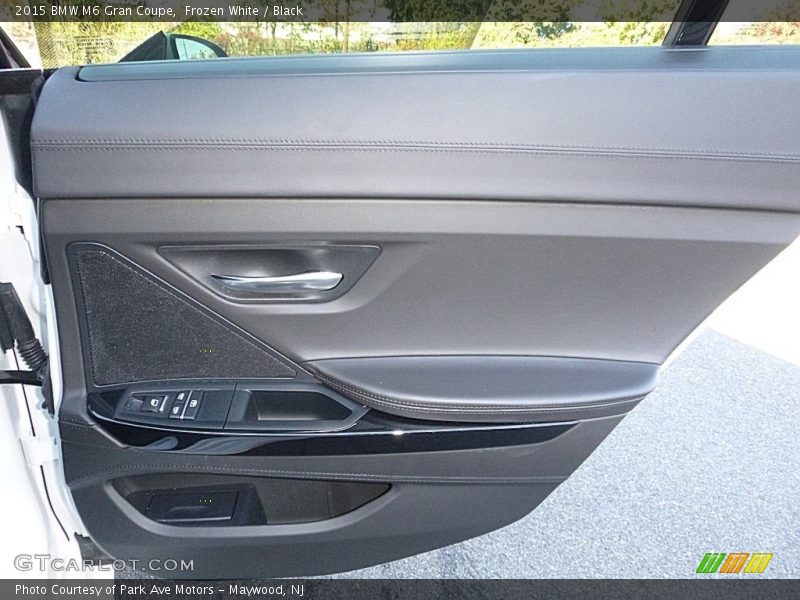 Frozen White / Black 2015 BMW M6 Gran Coupe