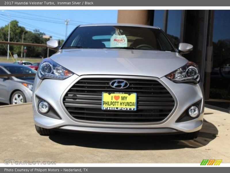 Ironman Silver / Black 2017 Hyundai Veloster Turbo