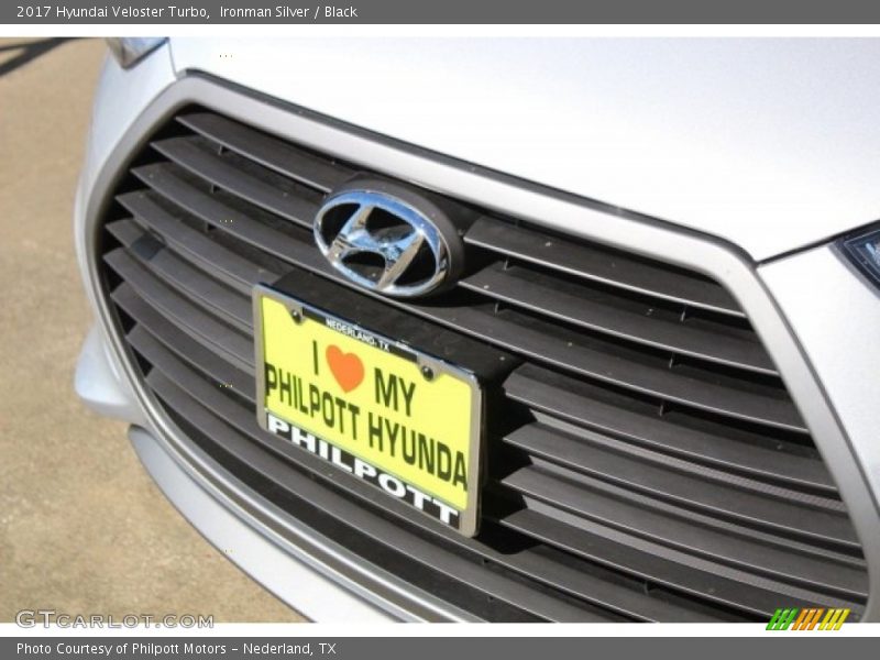 Ironman Silver / Black 2017 Hyundai Veloster Turbo