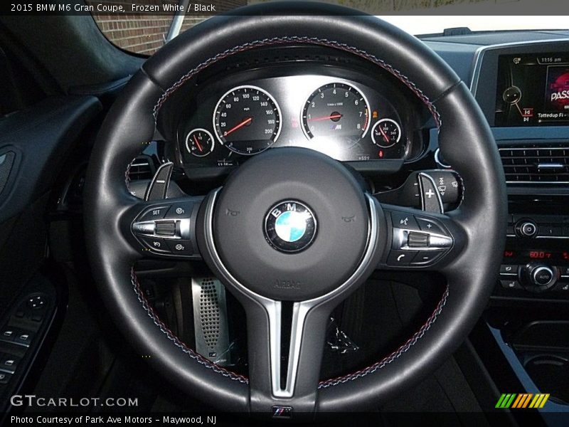 Frozen White / Black 2015 BMW M6 Gran Coupe