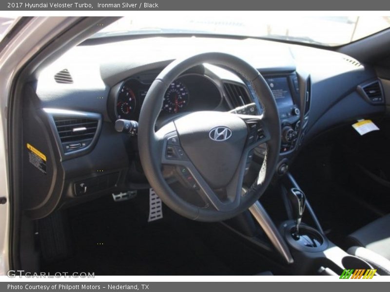 Ironman Silver / Black 2017 Hyundai Veloster Turbo