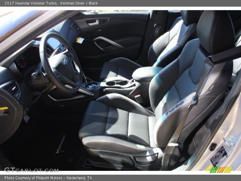 Ironman Silver / Black 2017 Hyundai Veloster Turbo