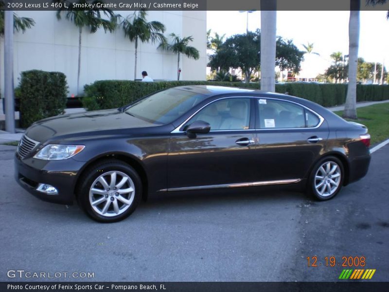 Smokey Granite Gray Mica / Cashmere Beige 2009 Lexus LS 460 L