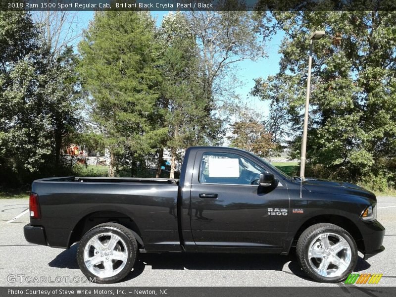  2018 1500 Sport Regular Cab Brilliant Black Crystal Pearl