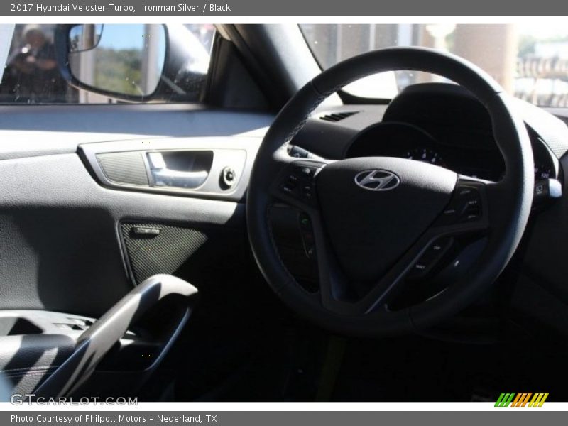 Ironman Silver / Black 2017 Hyundai Veloster Turbo