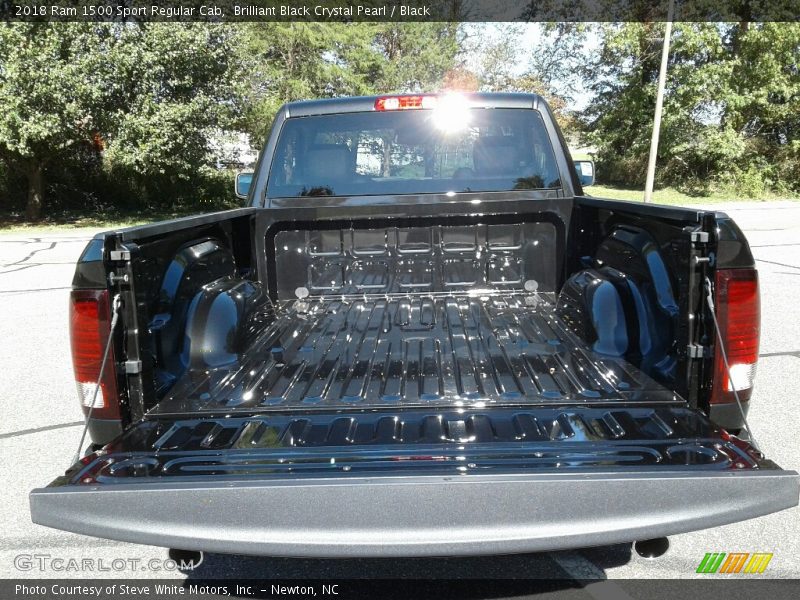 Brilliant Black Crystal Pearl / Black 2018 Ram 1500 Sport Regular Cab