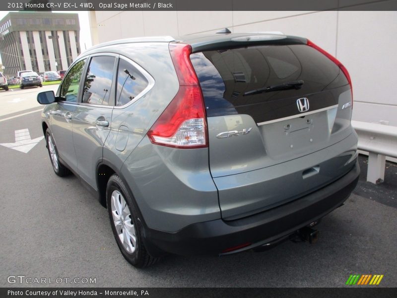 Opal Sage Metallic / Black 2012 Honda CR-V EX-L 4WD