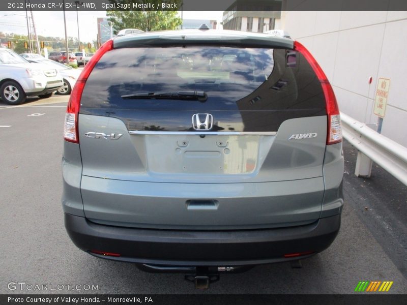 Opal Sage Metallic / Black 2012 Honda CR-V EX-L 4WD