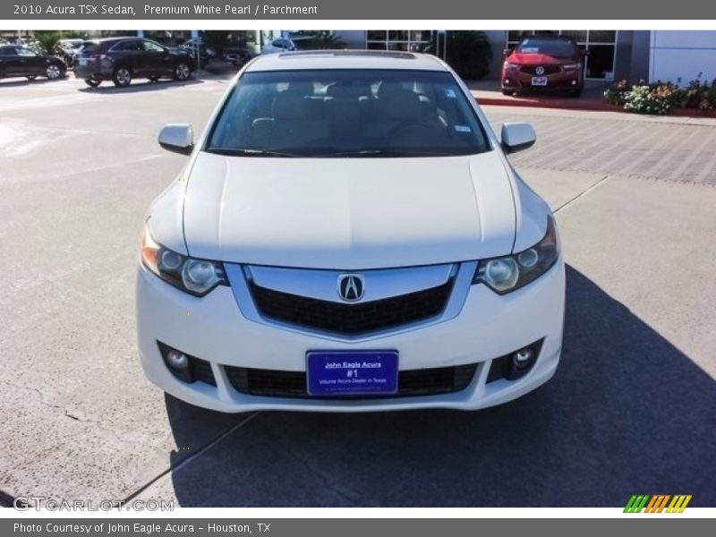 Premium White Pearl / Parchment 2010 Acura TSX Sedan