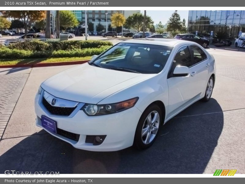 Premium White Pearl / Parchment 2010 Acura TSX Sedan