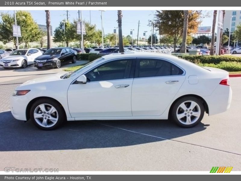 Premium White Pearl / Parchment 2010 Acura TSX Sedan