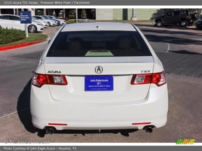 Premium White Pearl / Parchment 2010 Acura TSX Sedan