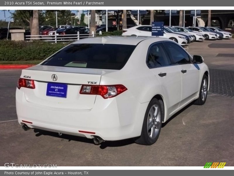Premium White Pearl / Parchment 2010 Acura TSX Sedan