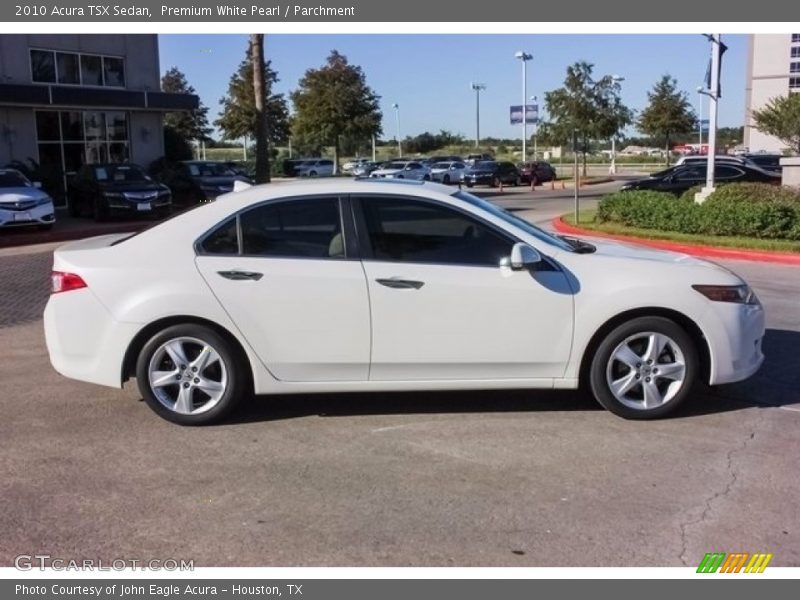 Premium White Pearl / Parchment 2010 Acura TSX Sedan