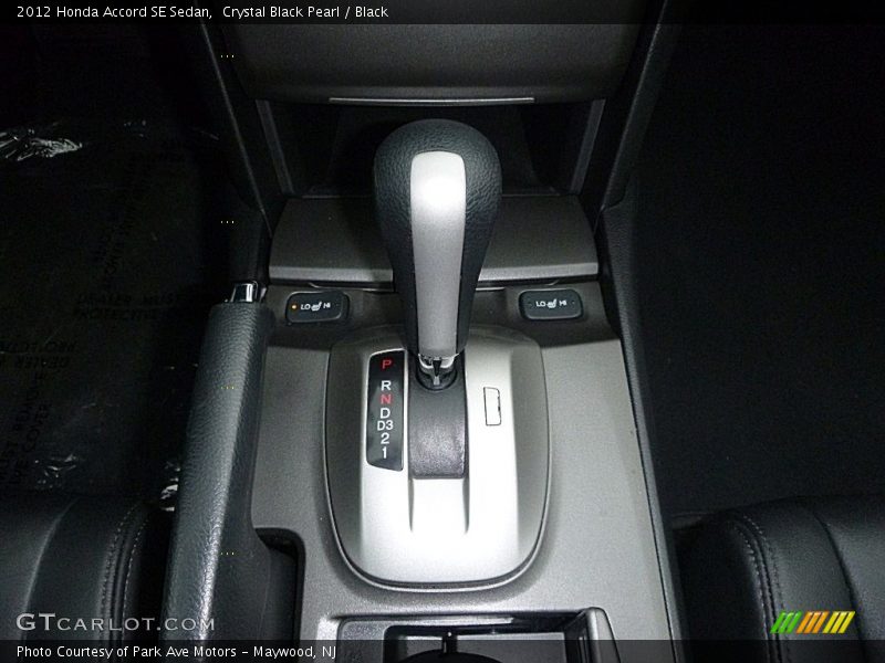 Crystal Black Pearl / Black 2012 Honda Accord SE Sedan