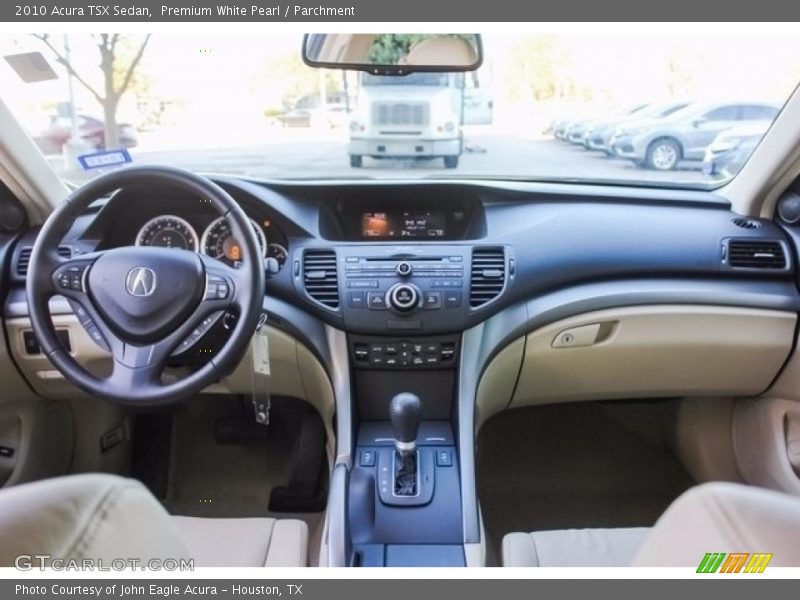 Premium White Pearl / Parchment 2010 Acura TSX Sedan