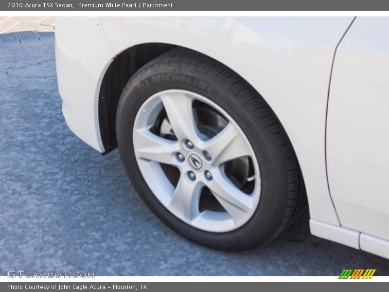 Premium White Pearl / Parchment 2010 Acura TSX Sedan
