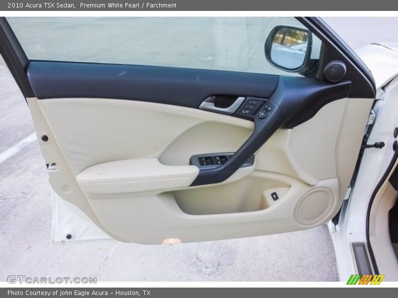 Premium White Pearl / Parchment 2010 Acura TSX Sedan