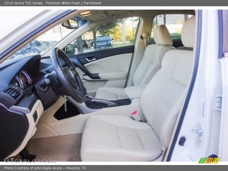 Premium White Pearl / Parchment 2010 Acura TSX Sedan