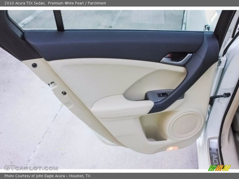 Premium White Pearl / Parchment 2010 Acura TSX Sedan