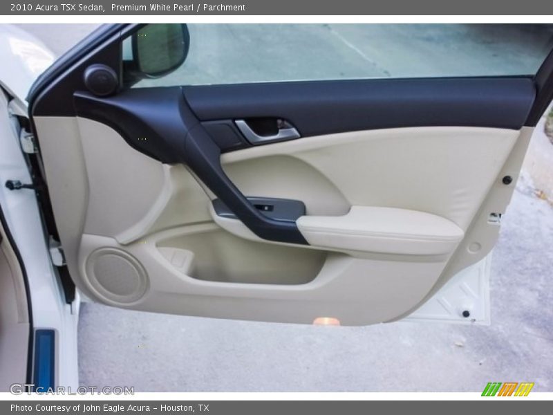Premium White Pearl / Parchment 2010 Acura TSX Sedan