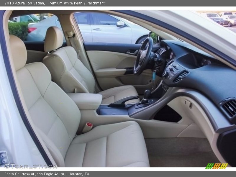 Premium White Pearl / Parchment 2010 Acura TSX Sedan