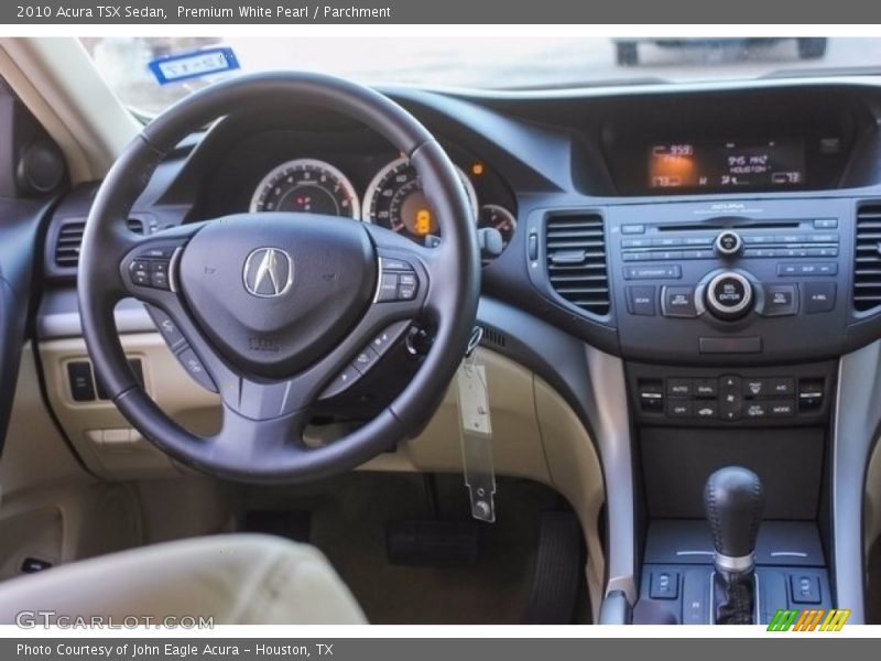 Premium White Pearl / Parchment 2010 Acura TSX Sedan