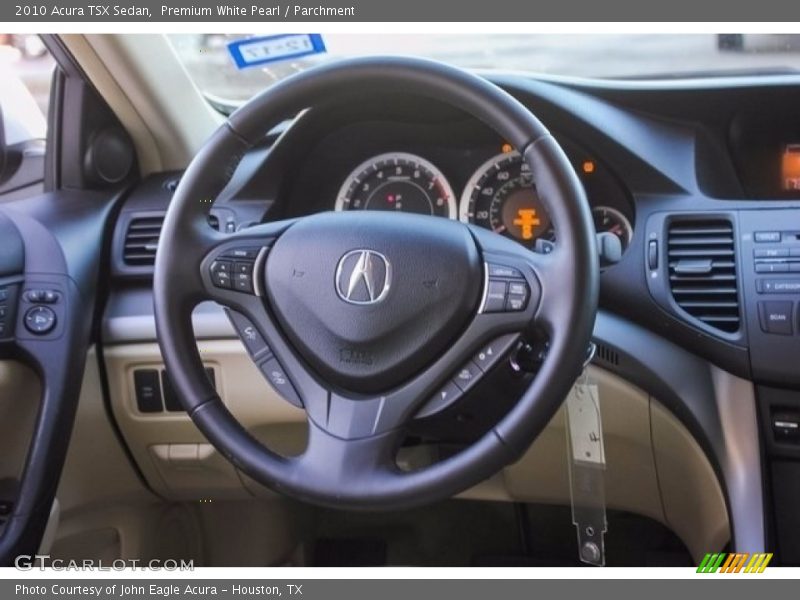 Premium White Pearl / Parchment 2010 Acura TSX Sedan