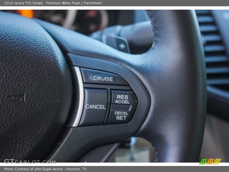 Premium White Pearl / Parchment 2010 Acura TSX Sedan