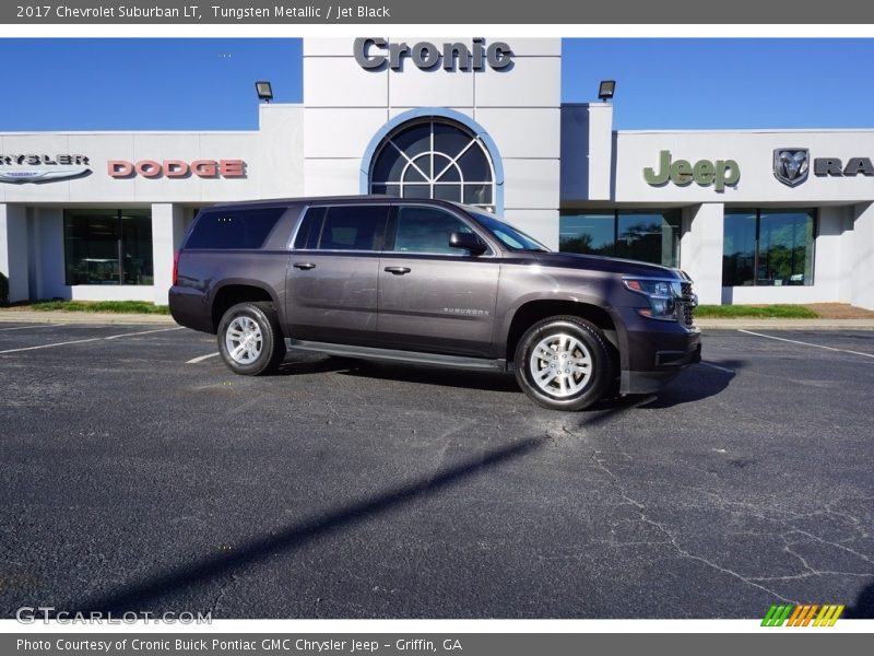 Tungsten Metallic / Jet Black 2017 Chevrolet Suburban LT