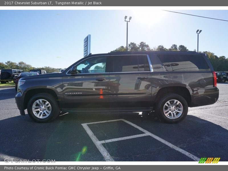 Tungsten Metallic / Jet Black 2017 Chevrolet Suburban LT