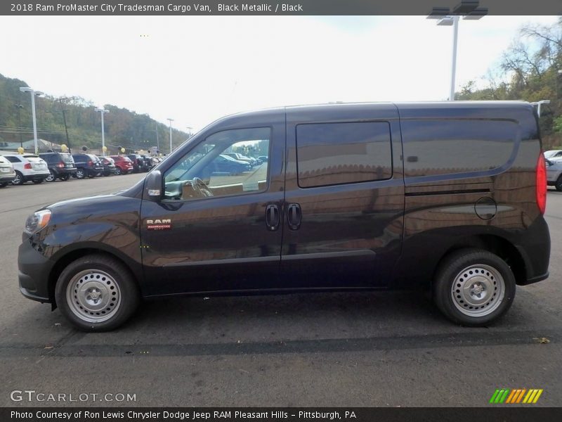  2018 ProMaster City Tradesman Cargo Van Black Metallic